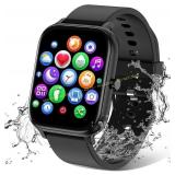 Smart Watch IP68 1.83' Bluetooth Black