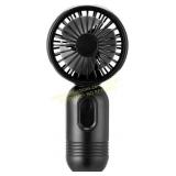 Mini Portable USB Fan, 3 Speeds, Handy (Black)