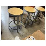 3ct Industrial Stools