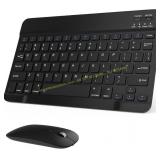 Rechargeable Bluetooth Keyboard & Mouse (Black)