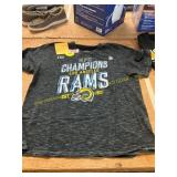 Size L NFC Champions LA Rams Graphic T