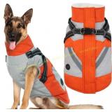 IECOii Dog Coat Large Orange X-Large Jacket