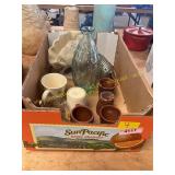 Shell Lamp, Vase, Pottery