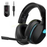 Gtheos Wireless Gaming Headphones (Black/Blue)