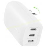 Belkin 3-Port USB-C Charger 67W, White