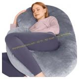 Pregnancy Pillows Full Body Pillow 58in Gray