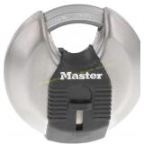 MASTERLOCK 70mm Disc Padlock, 2-3/4' Silver 3ct