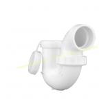 5ct Charlotte Pipe 1-1/2' PVC P-Trap Union, 1 pk