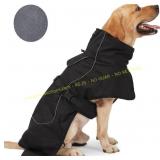 Waterproof Dog Coat: Cold Weather Black XL