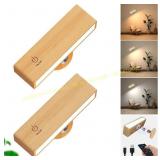 YiLaie Wall Sconces Set of 2, Battery Operated