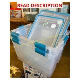 Sterilite 70qt Tote & 2ct Hefty Totes No Lid & Tot