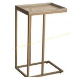 COZAYH Farmhouse C Table End Table with Tray