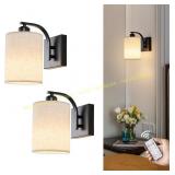 Powflove 3 Color Wall Sconce Set of 2 (Black)
