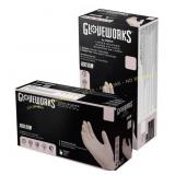 Gloveworks Latex Gloves Medium 100 pk
