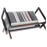 Wooden CD/DVD Rack   Holds 26 CDs/VHS