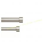 Umbra Cappa Nickel Curtain Rod 120/180 in L