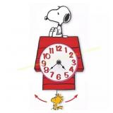 Collections Etc Snoopy Pendulum Clock