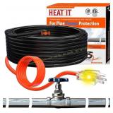 HEATIT HISD 6ft Pipe Heat Tape with Thermostat