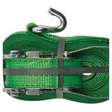 KEEPER 2in W x 30ft Green Tie Down w/Ratchet