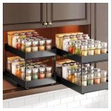 Pull Out Spice Rack, 8.2x10.2x6.9 in