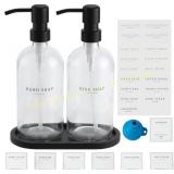 Glass Soap Dispenser with 304 Pump