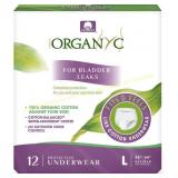 4 packages Organyc Bladder Control Underwear, Larg