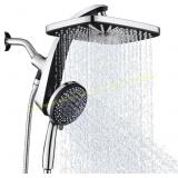 Rain Shower Head with Handheld Spray Combo