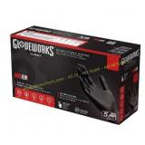 GloveWorks GlovePlus Black Nitrile XL 100/Box