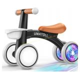 Umatoll Colorful Lighting Balance Bike 1y