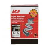Ace 60' L x 4' D Aluminum Dryer Vent Duct (2pk)