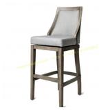 Maven Lane Vienna Bar Stool, Oak & Ash Grey