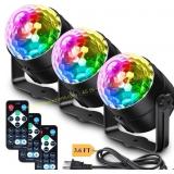 Disco Ball Party Lights 12 Modes with Remote