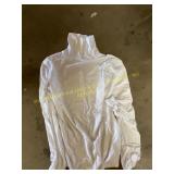 Large white turtle neck