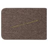 Skid-Resistant Pebble Gray Indoor Rug 2' x 3'