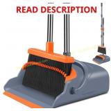 kelamayi Broom & Dustpan Set, Self-Cleaning