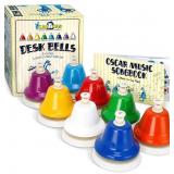 MINIARTIS Desk Bells for Kids | 8-Note Set