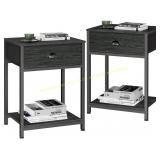Nightstands Set 2: Industrial End Table