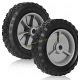 6' Heavy-Duty Rubber Wheels, 2-Pack (Gray)