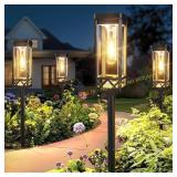 KOOPER Taller Solar Pathway Lights, 4 Pack
