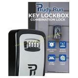 Rudy Run Key Lock Box Outdoor Wall Mounted