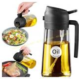 YARRAMATE 16oz Oil Sprayer - 2 in 1 (Black)