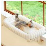 SnugCloud Cat Window Perch with Bolster