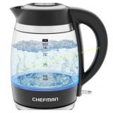 Chefman 1.8L Electric Kettle with LED Lights