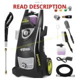 Sun Joe 2700 Max PSI Power Washer, 4 Nozzles