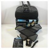 Resteck Gray/Black Adjustable Shiatsu Massager