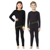 32 Degrees Kids Heat Base Layer Set - Black, M