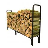 Panacea Black Powder Coated Steel Log Rack