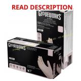 Gloveworks Latex Gloves Medium 100 pk