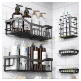 Shower Caddy 5 Pack, Adhesive Organizer