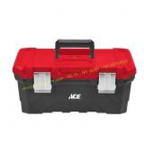 Ace 16 in. Tool Box Black/Red